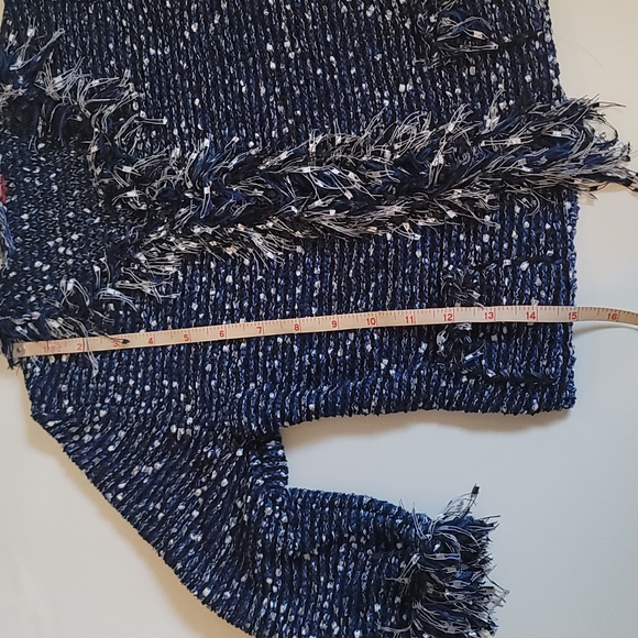 Olsen Europe Fringe Knitted Tweet Cardigan - Picture 8 of 8